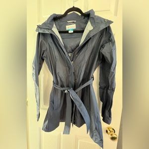 Blue Columbia Rain Jacket